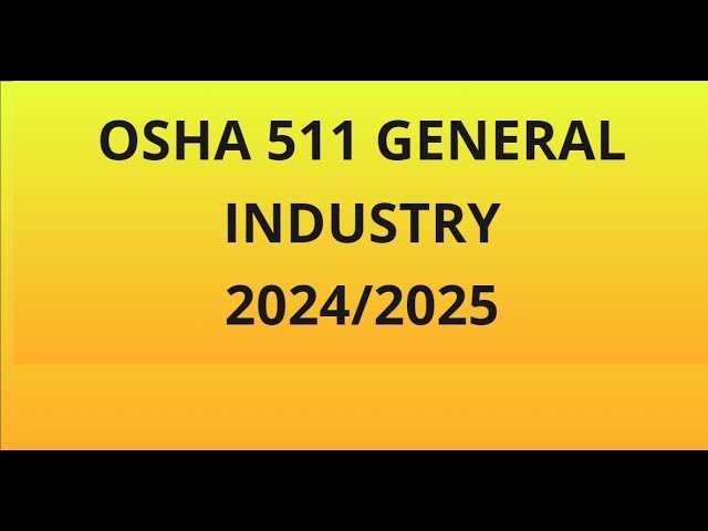 osha 10 final exam answers 2025 general industry