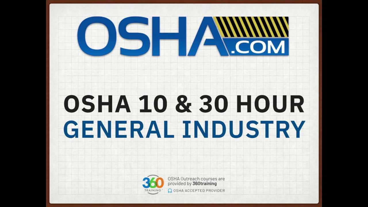 osha 10 hour online test answers