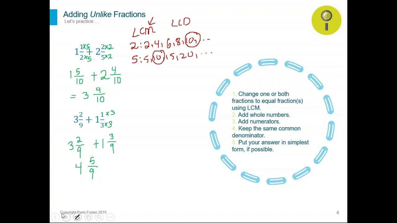 penn foster math exam answers