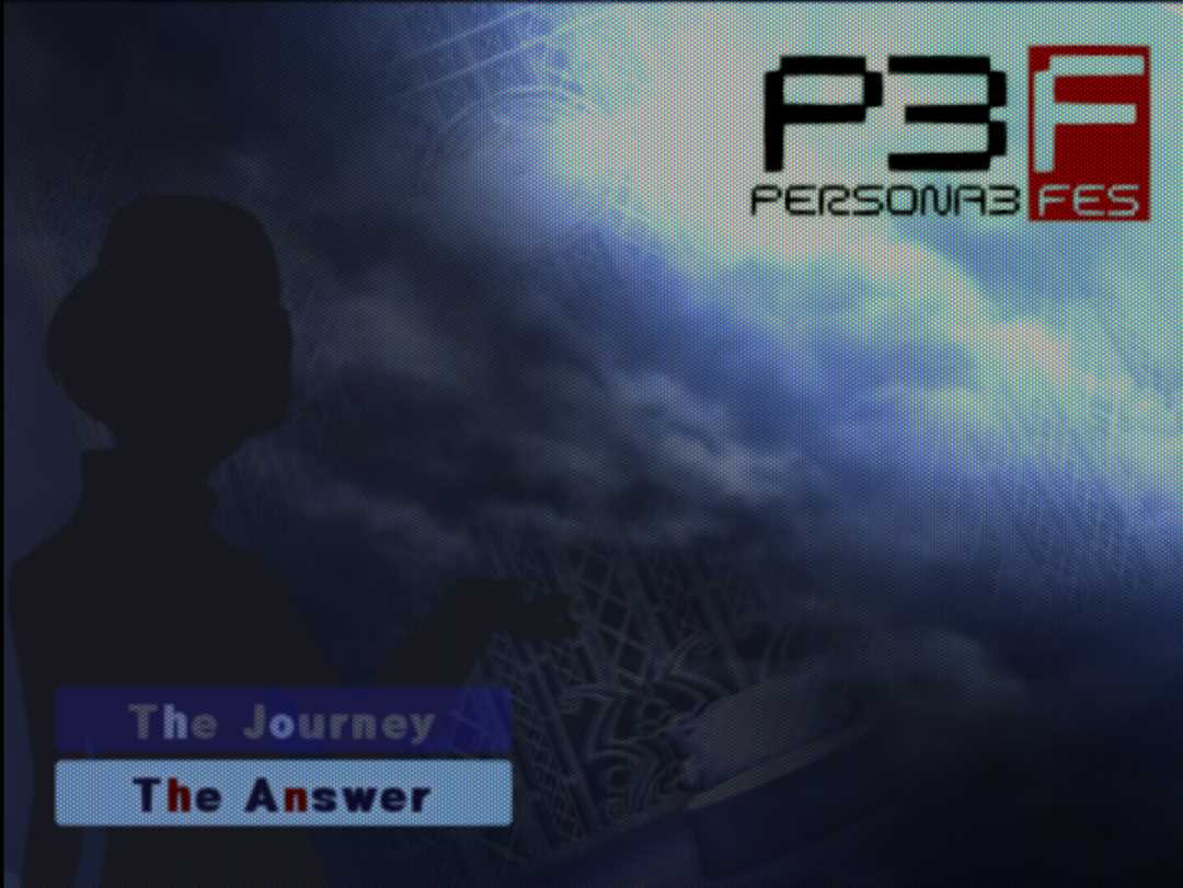 persona 3 journey or answer