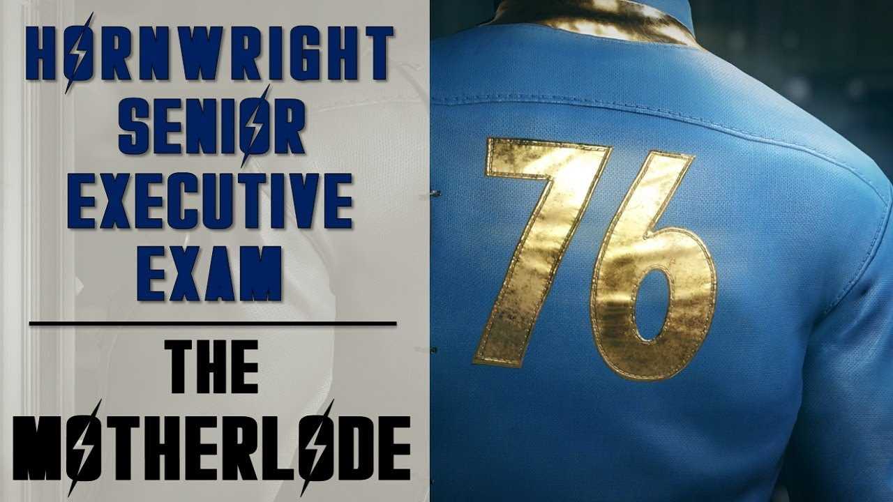 fallout 76 hornwright senior executive exam answers