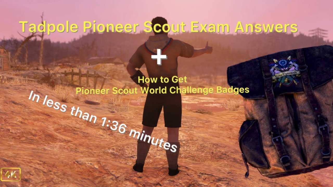 pioneer exam answers fallout 76