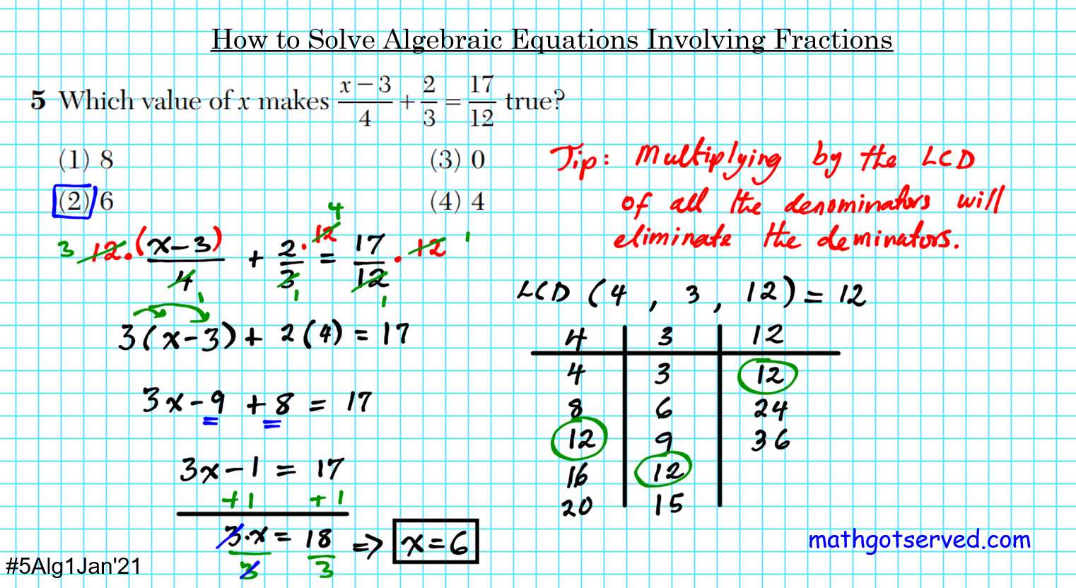 usa test prep answer key algebra 1