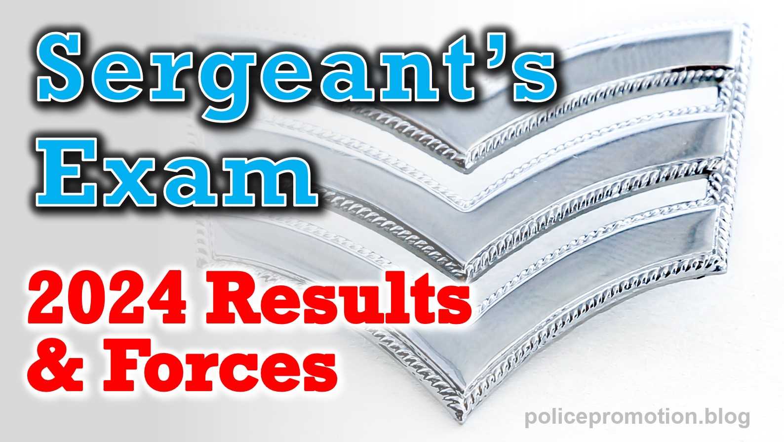 sergeant exam study guide