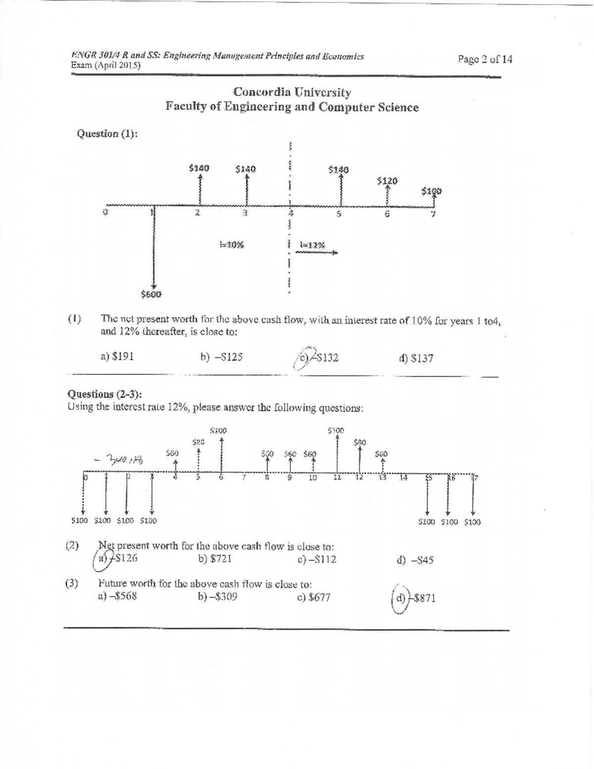 principles of engineering final exam answer key