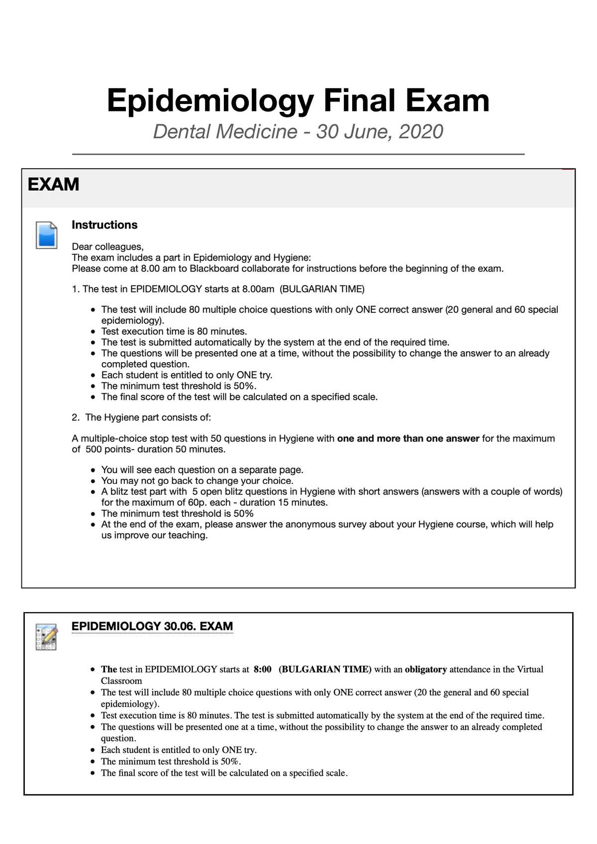 epidemiology biostatistics exam questions and answers