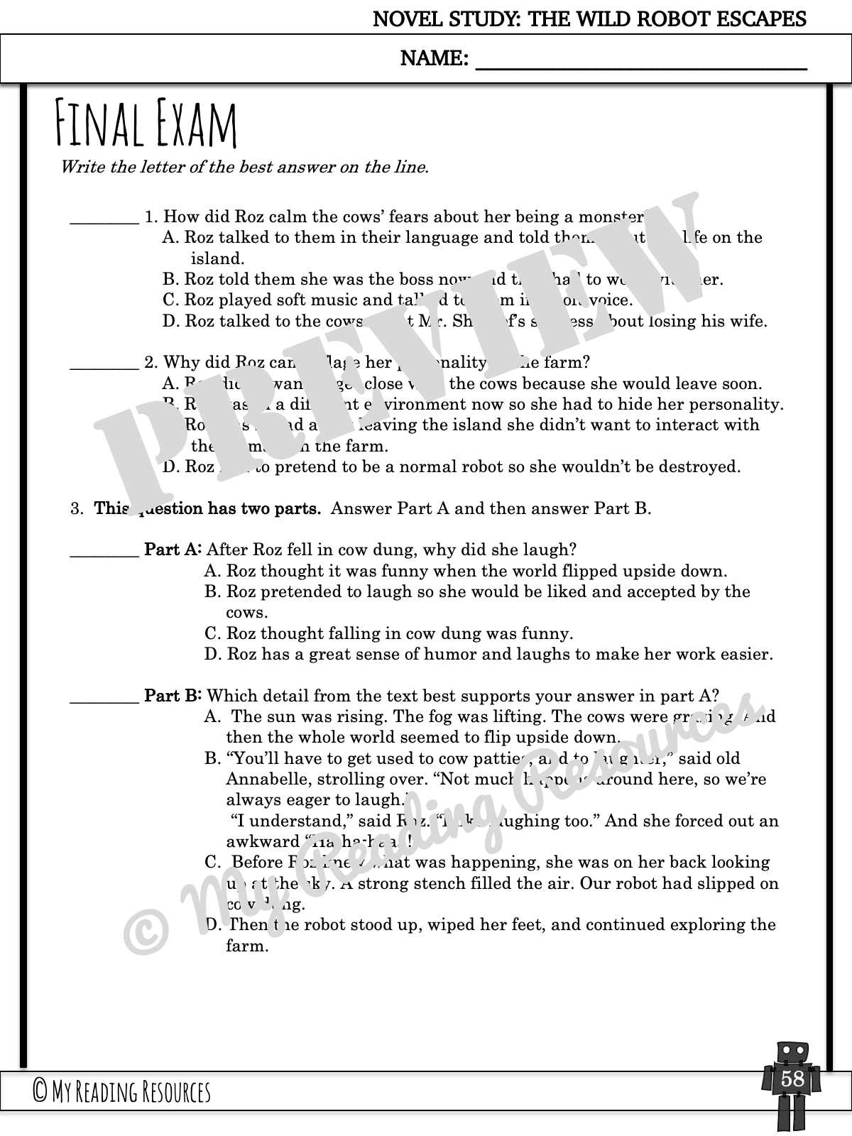 into the wild final exam answers