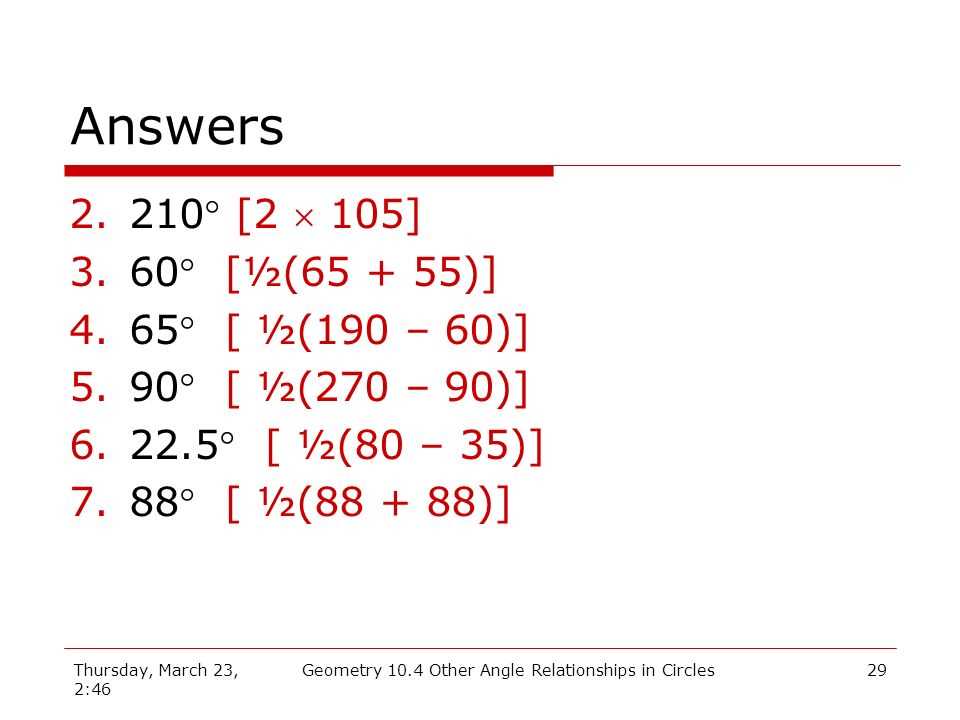 geometry 10.4 answers