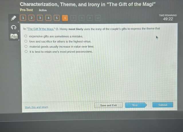 the gift of the magi test questions and answers