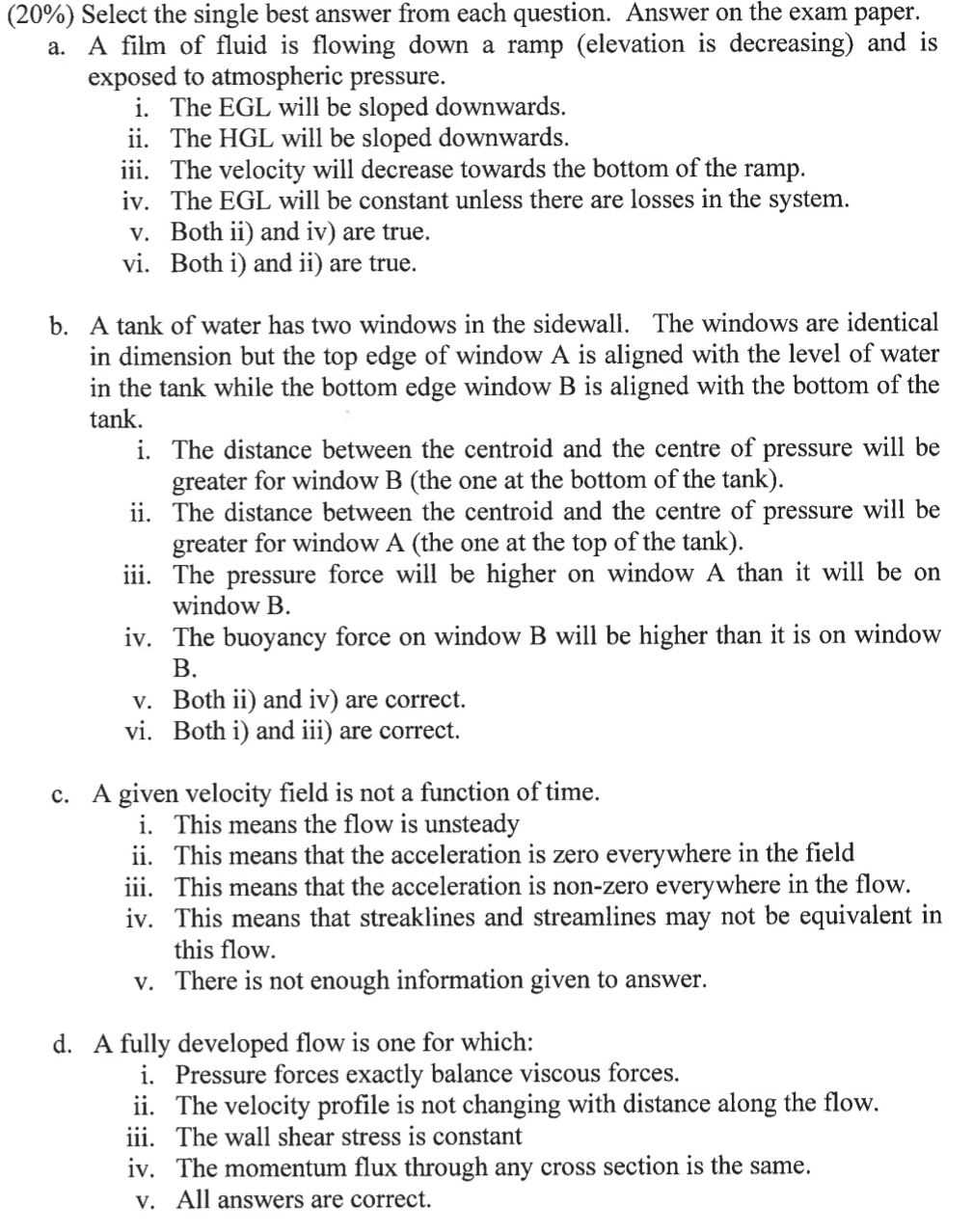 ramp final exam answers