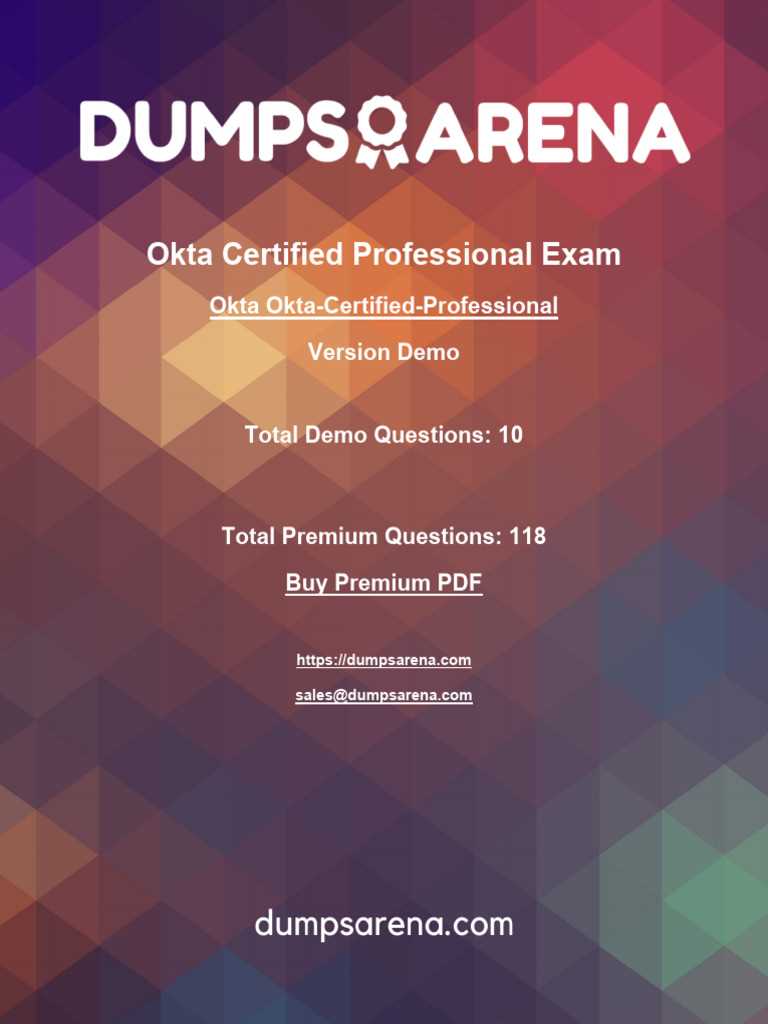 okta professional exam questions and answers