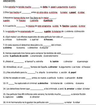 realidades capitulo 6b answers