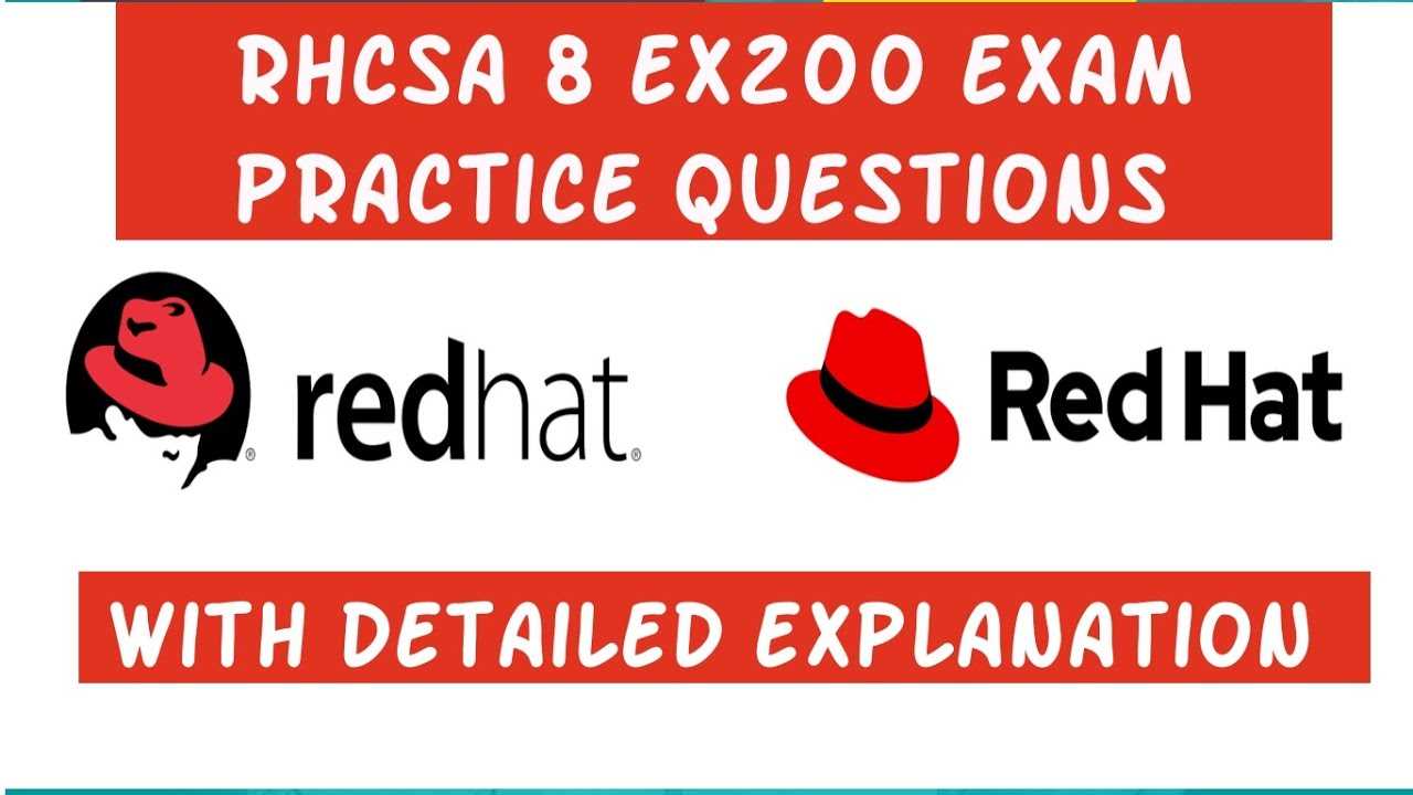 redhat exam questions and answers