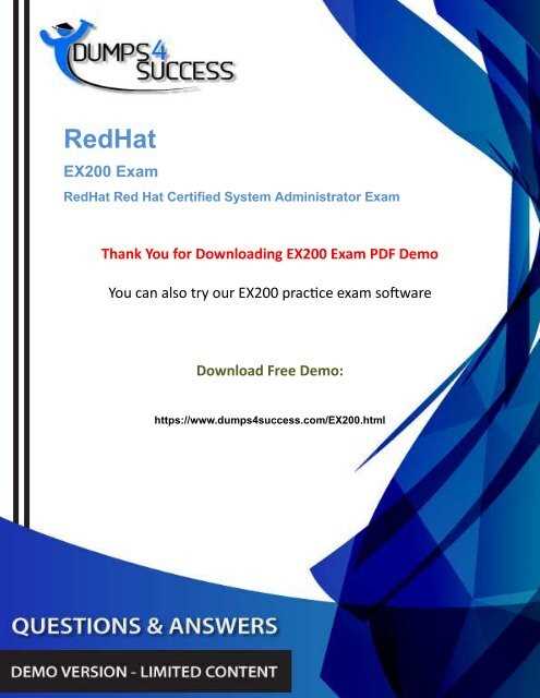 redhat exam questions and answers