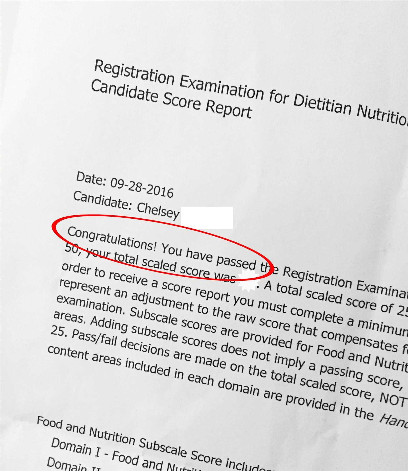 registered dietitian exam dates