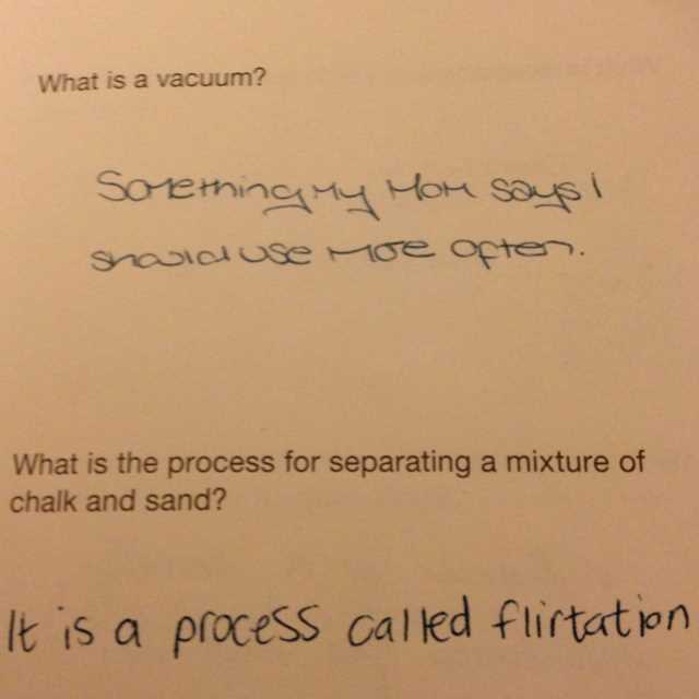 hilarious exam answers