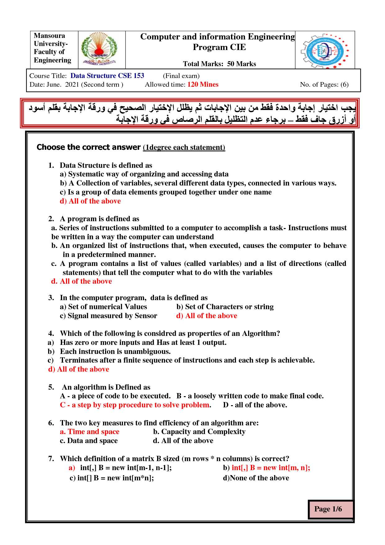 is 120.c final exam answers