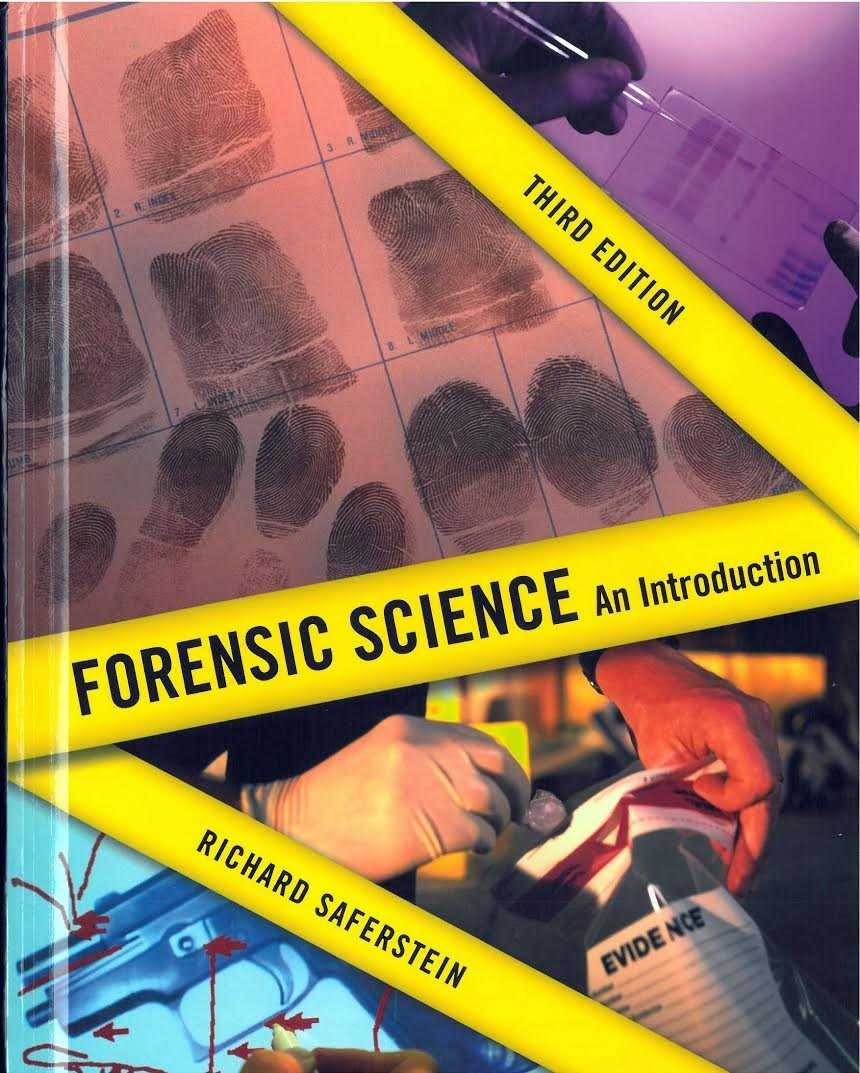 richard saferstein forensic science an introduction answers