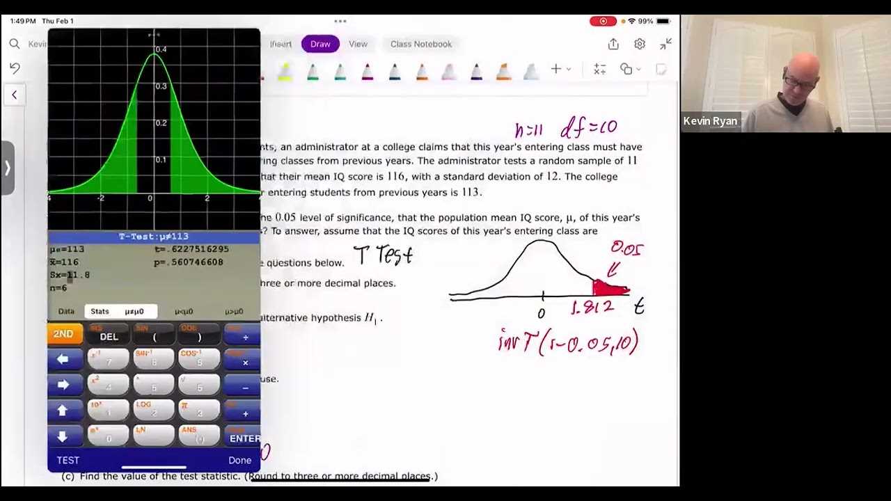 statistic final exam answers