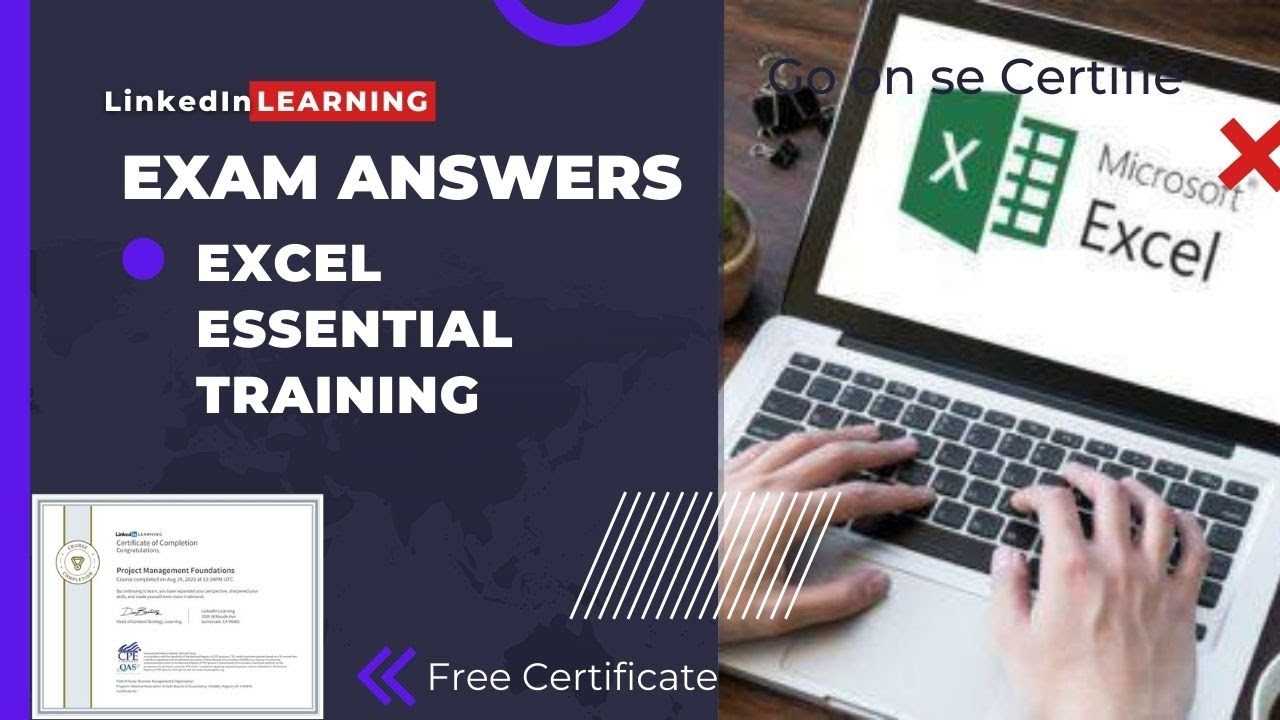 answers to linkedin learning exam