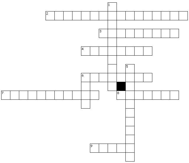 social studies crossword puzzles answers