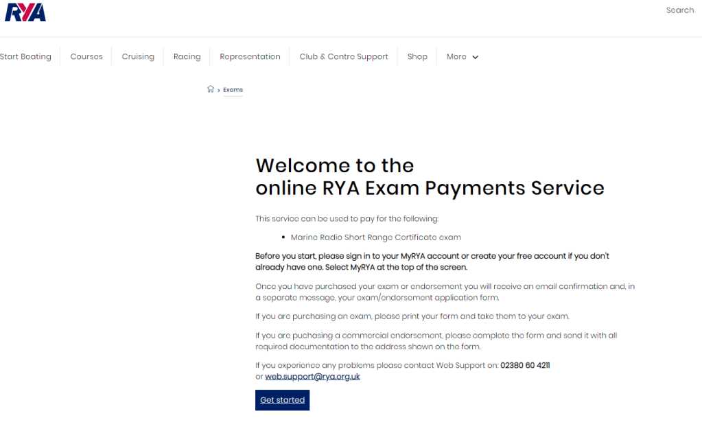 rya src exam questions and answers