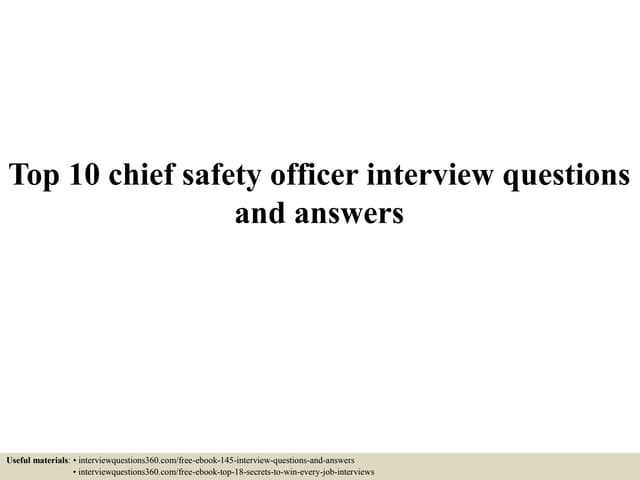 safety officer exam questions and answers