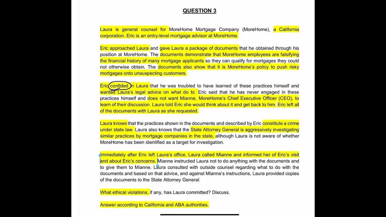 california bar exam questions and answers