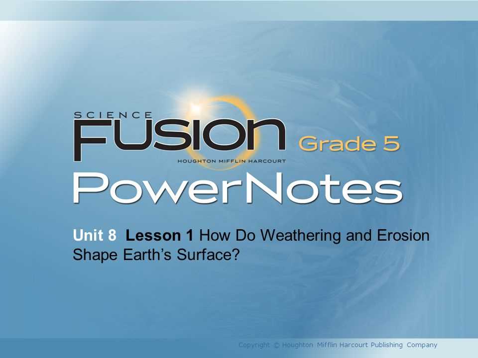 science fusion grade 5 answer key