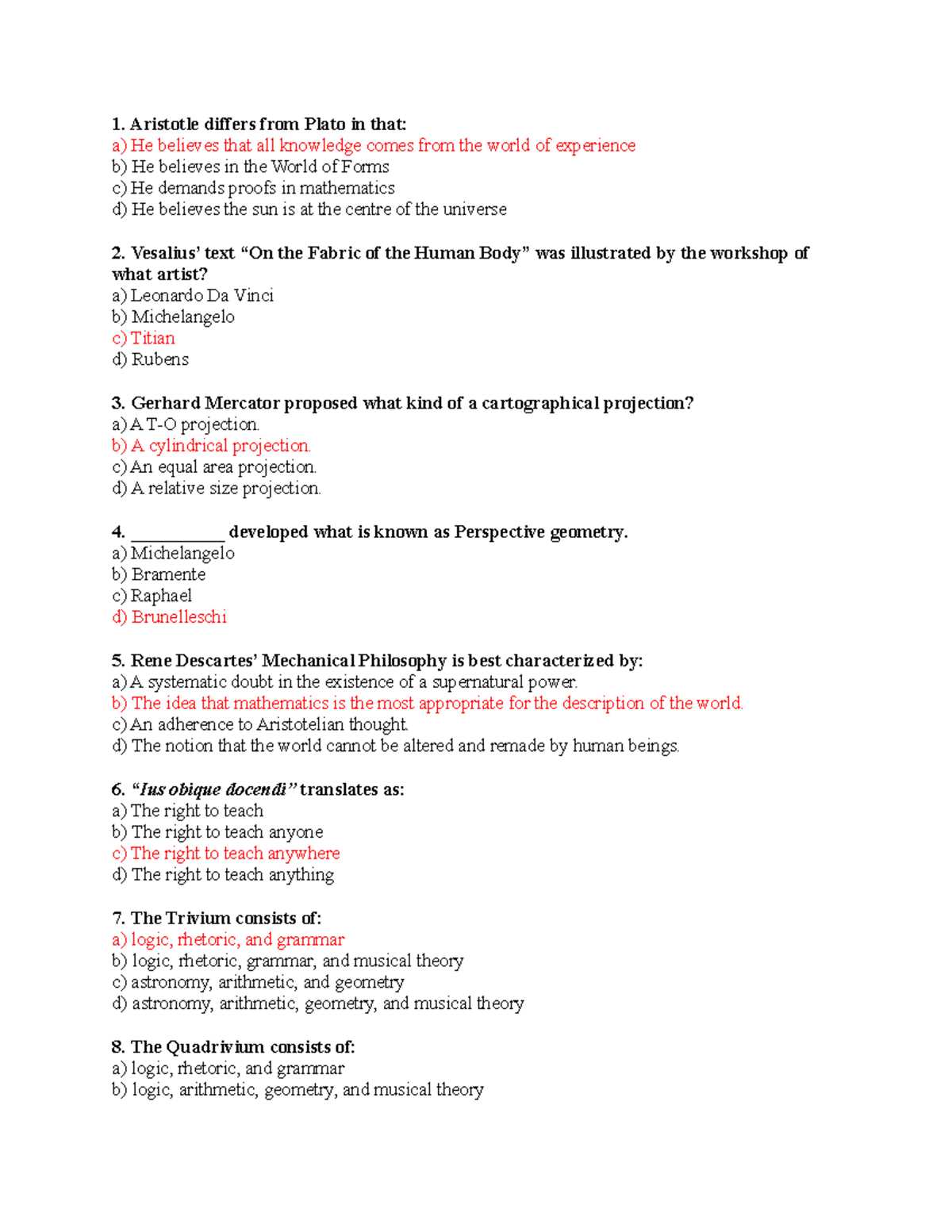 science technology and society exam answer key