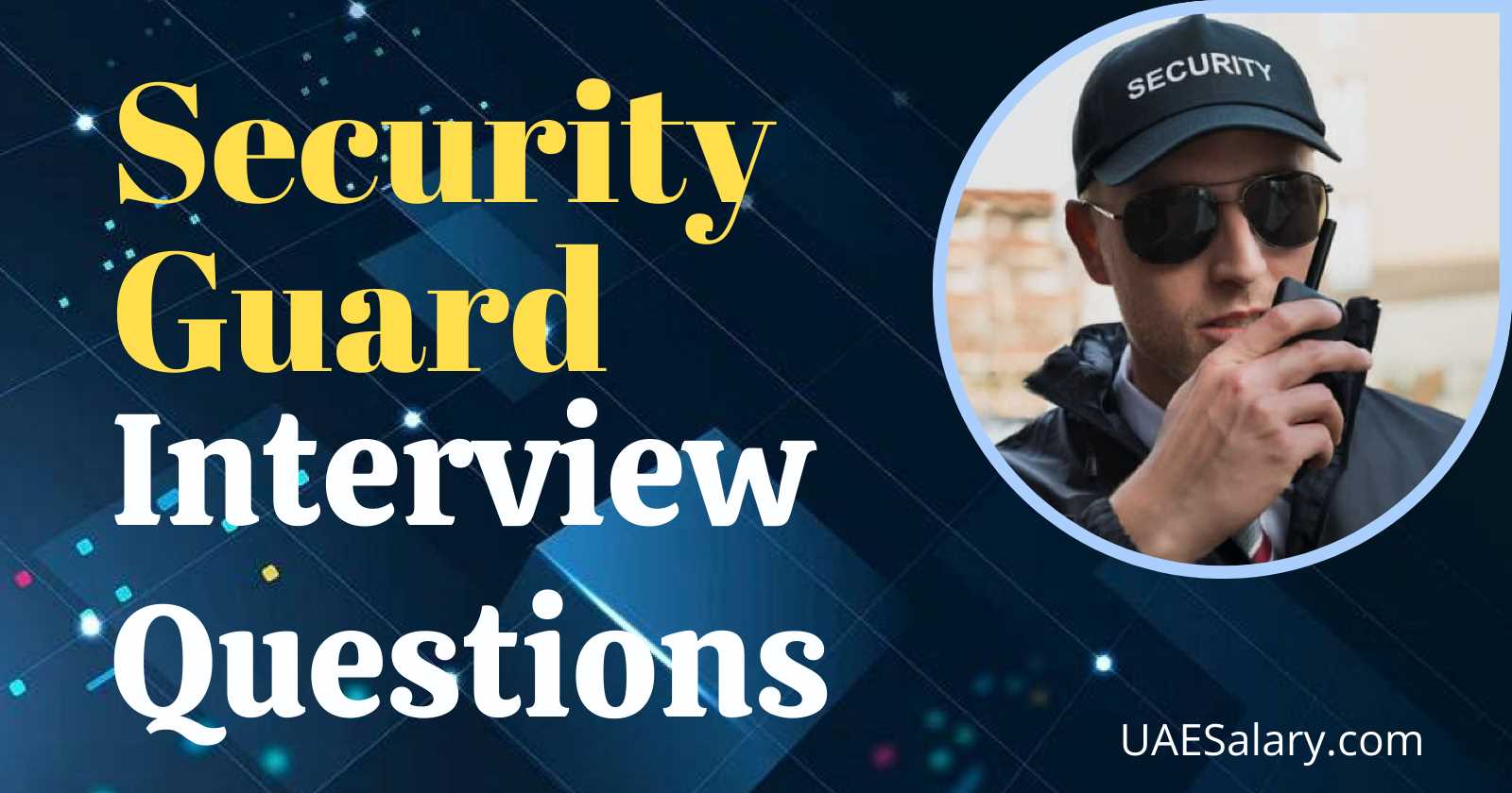 security guard interview questions answers