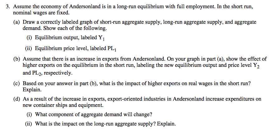 macroeconomics practice test with answers