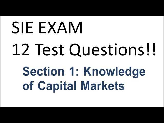 sie exam questions and answers