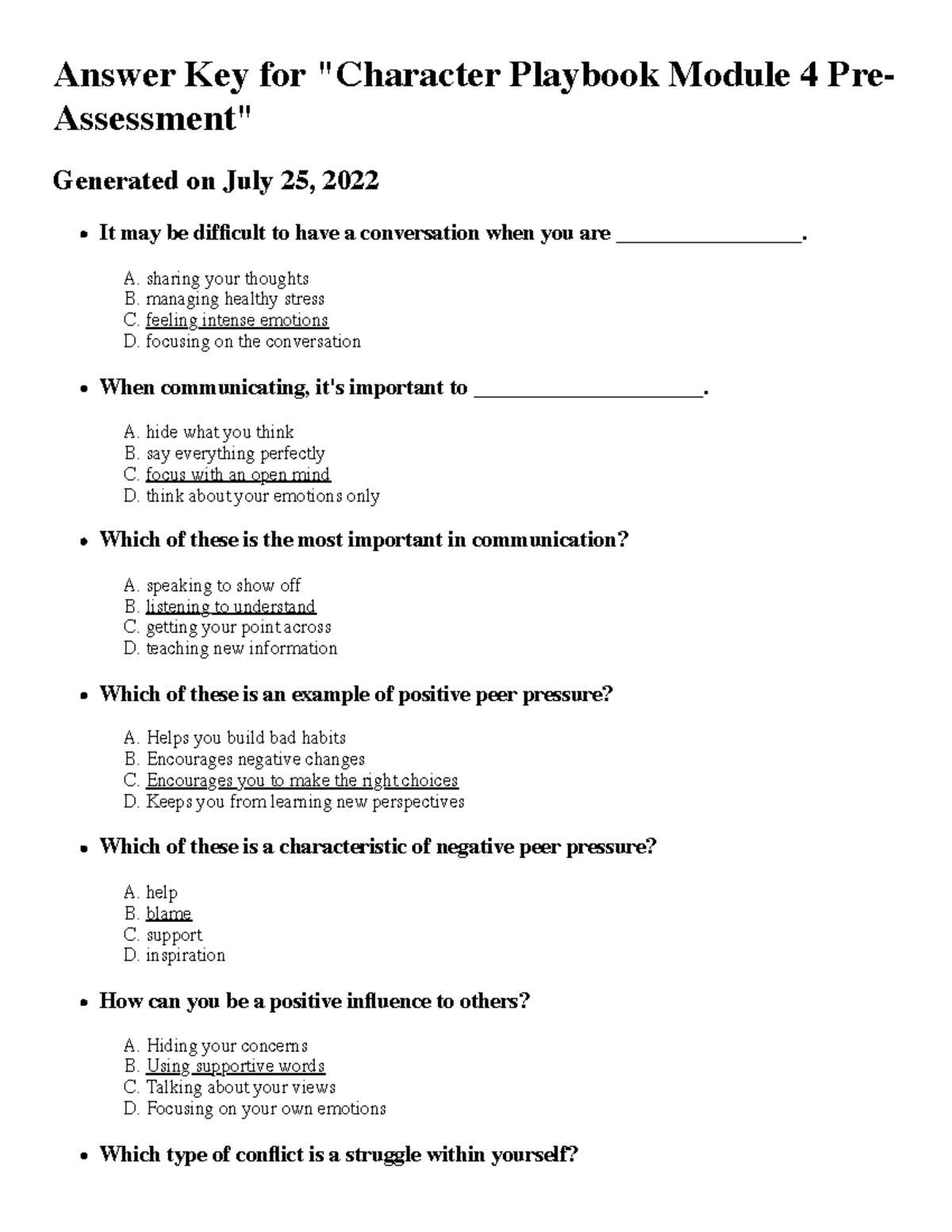 everfi module 4 answer key