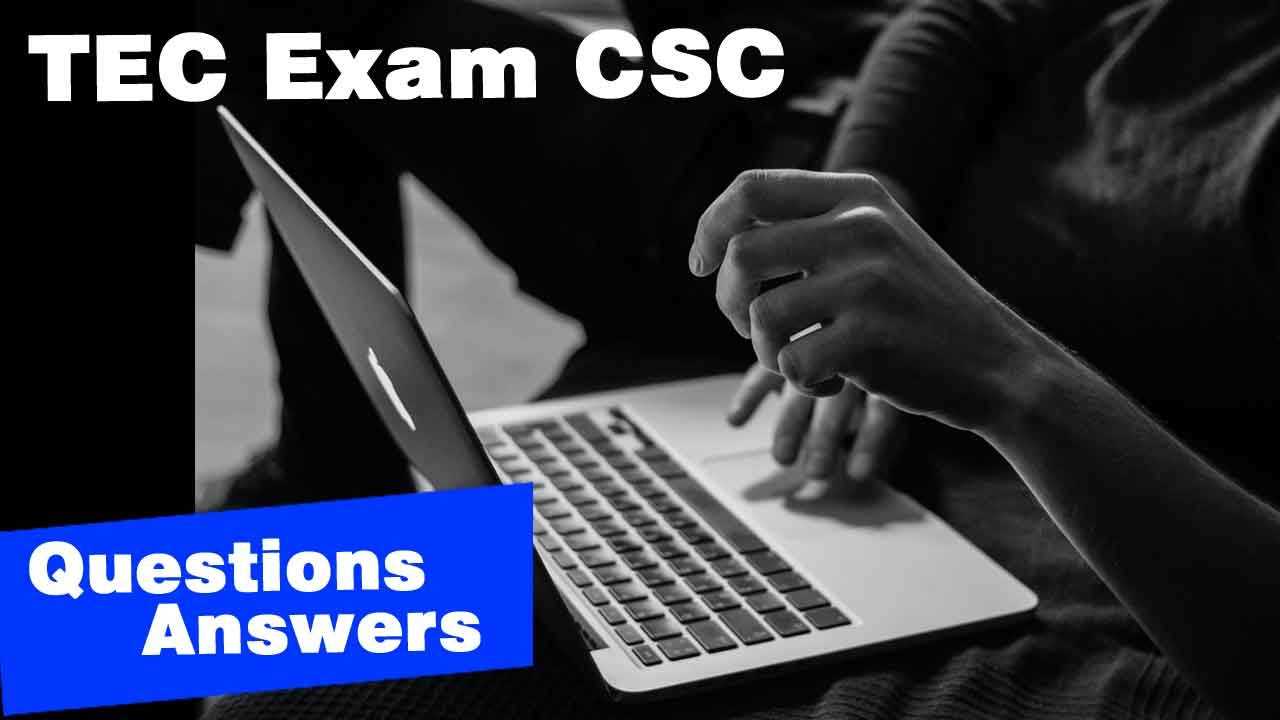 csc exam questions and answers