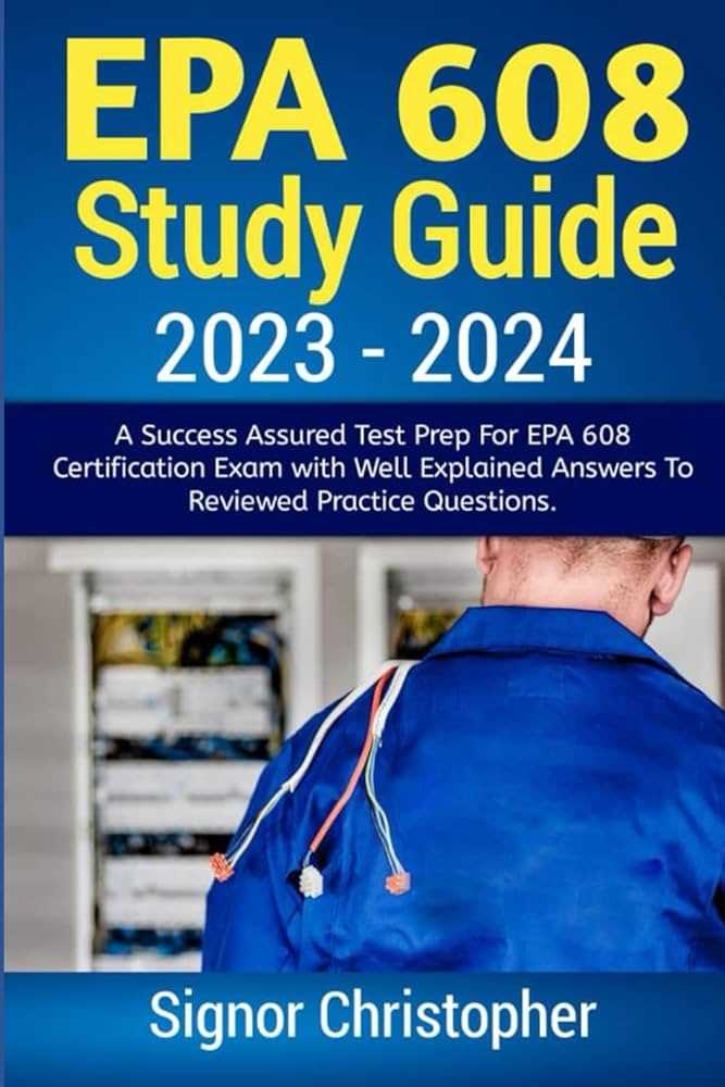 epa 608 certification test answers