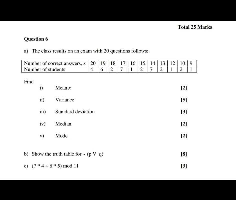 statistics exam 1 answers