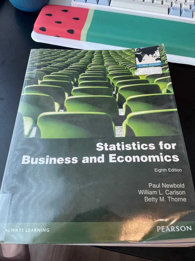 statistics for business and economics 8th edition answer key