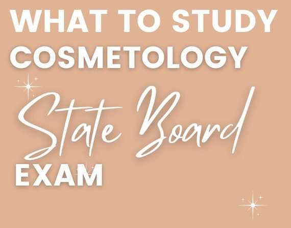 study for cosmetology written exam