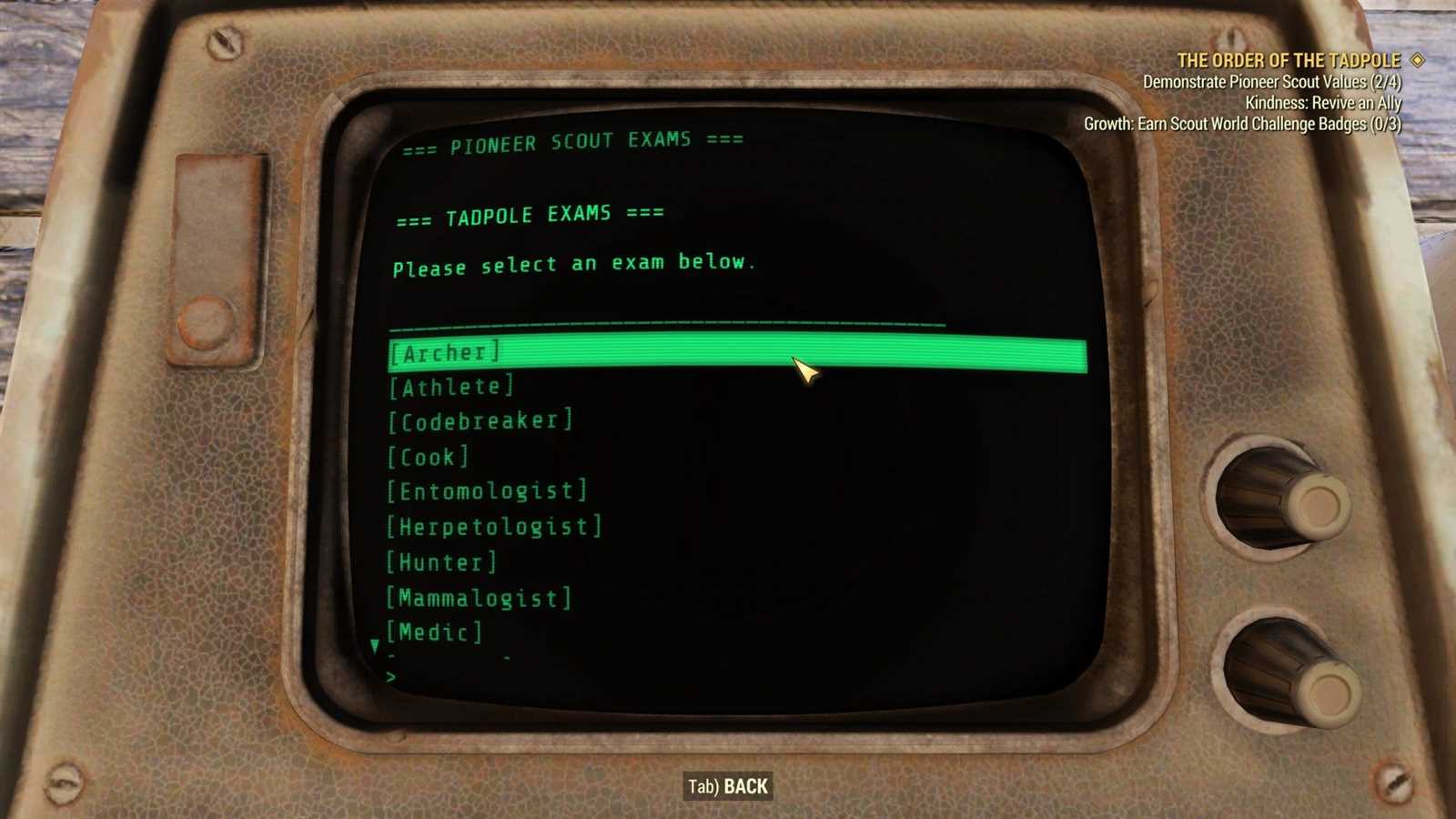 fallout 76 codebreaker exam answers