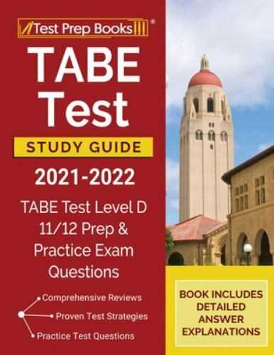 tabe test answer key