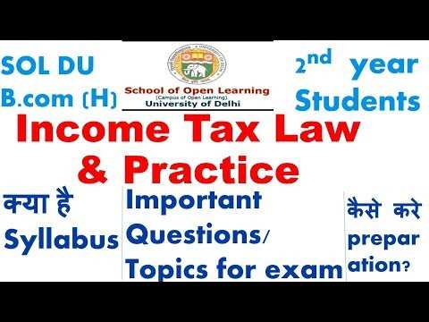 tax law exam questions and answers