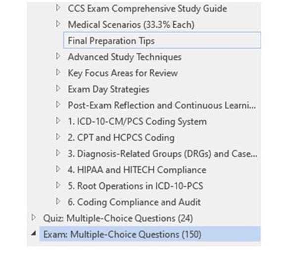 ccs exam preparation book