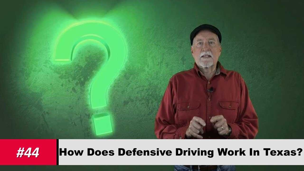 texas defensive driving course answers