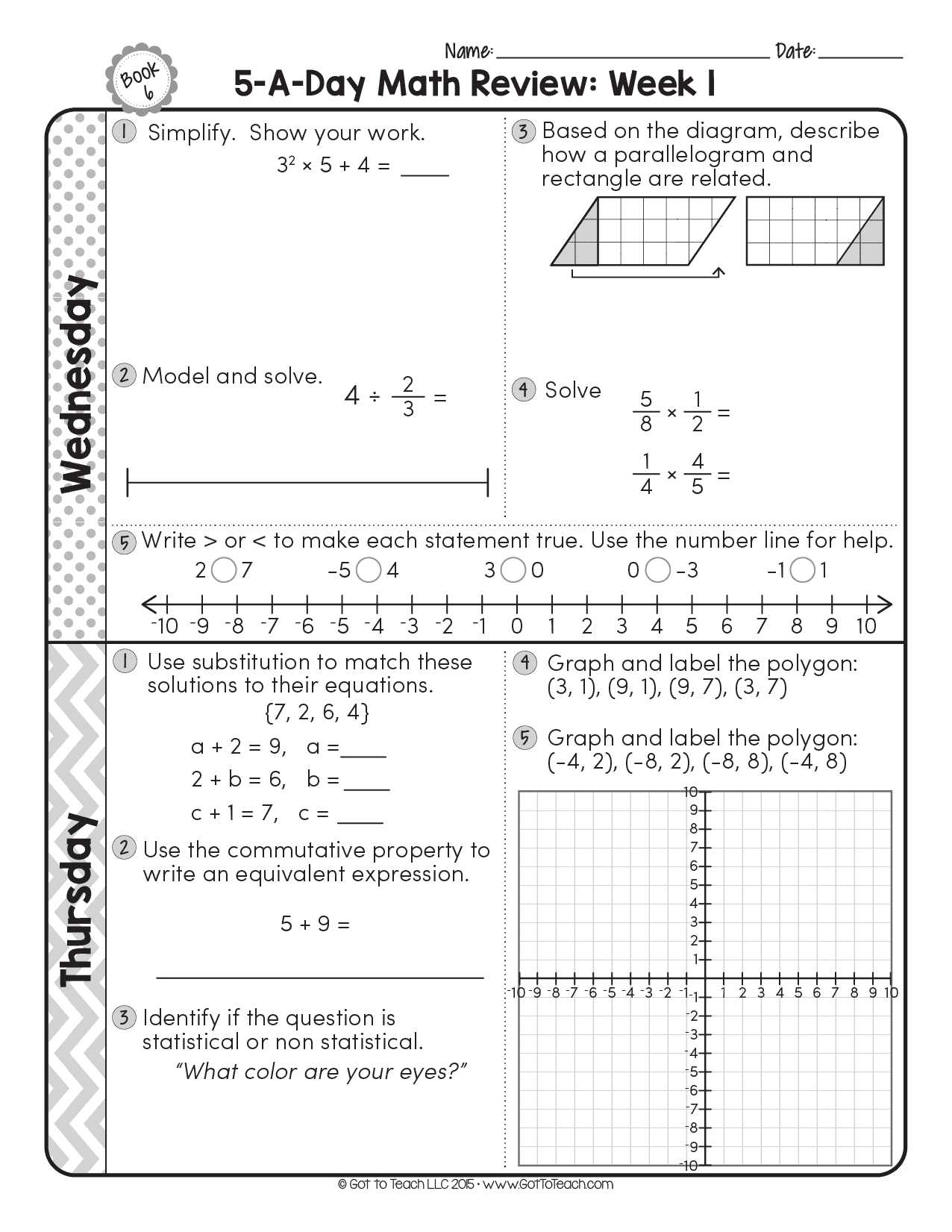 7th grade sol review packet answers