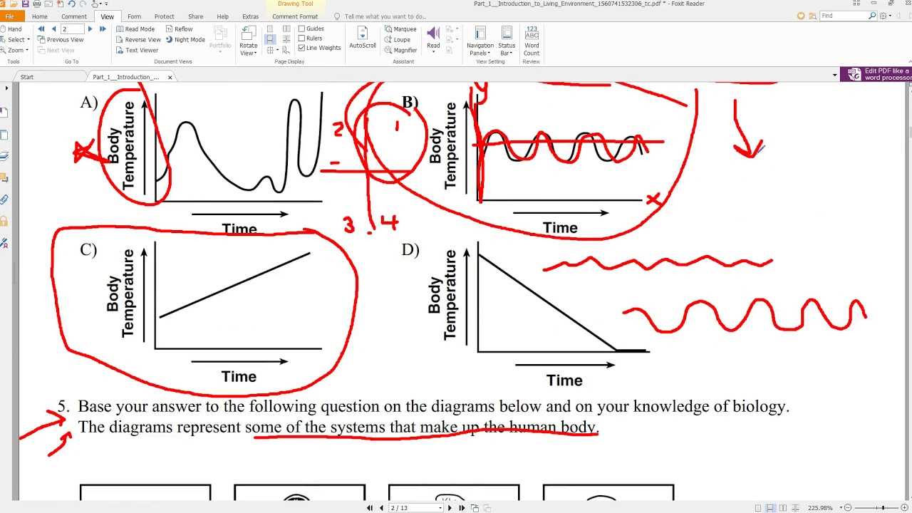 the living environment regents exam practice answers