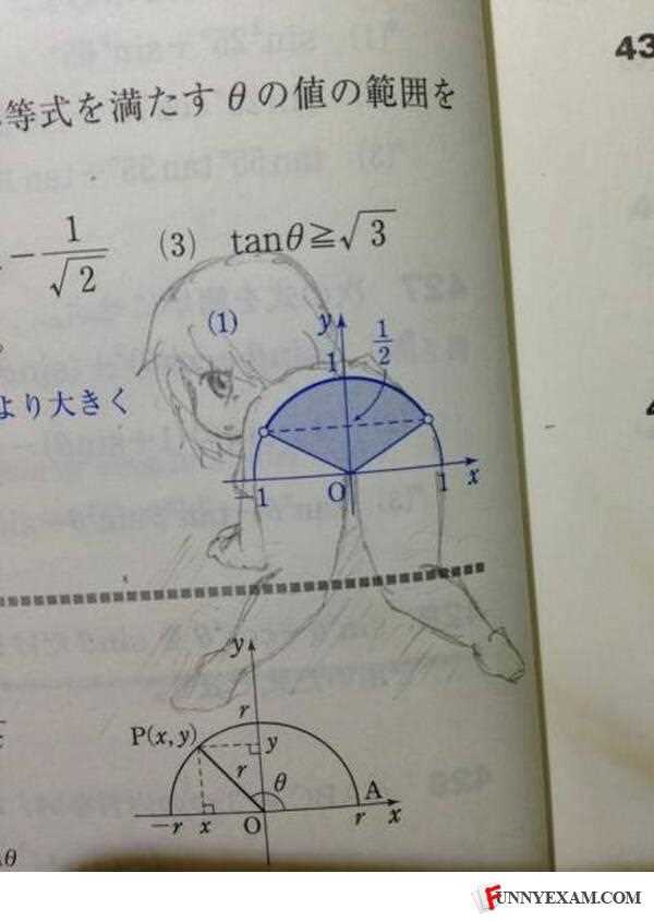 funny math exam answers