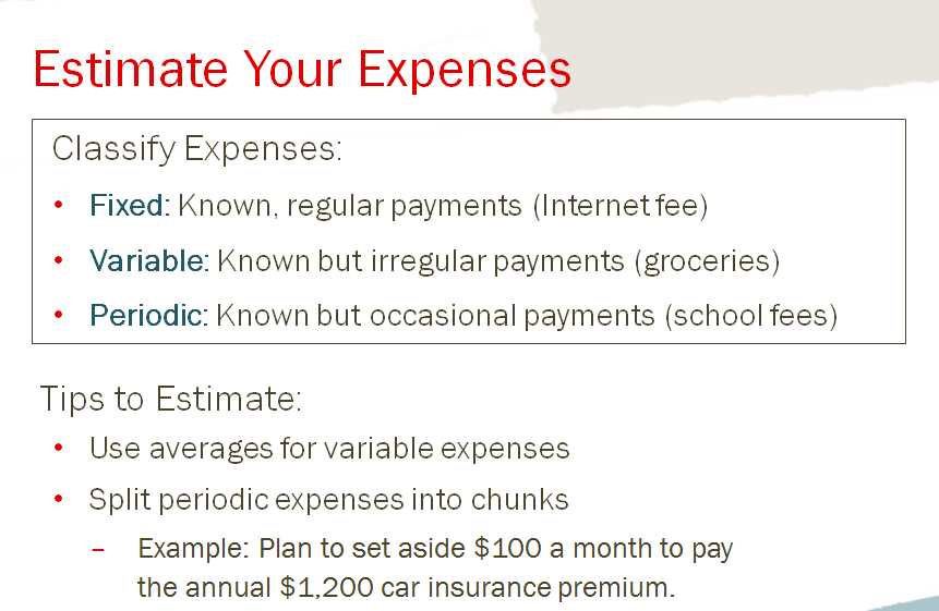 personal finance final exam answer key