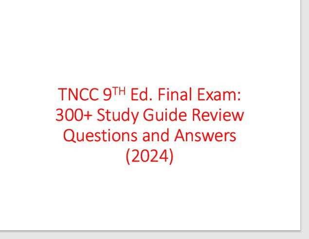 tncc exam answers 2025