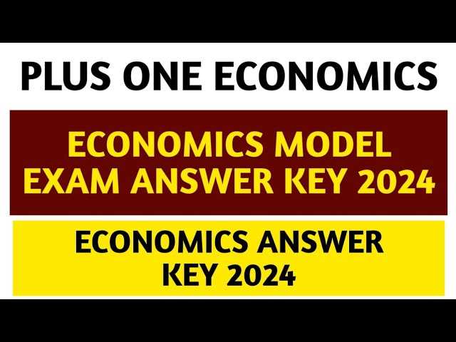 economics exam 1 answers